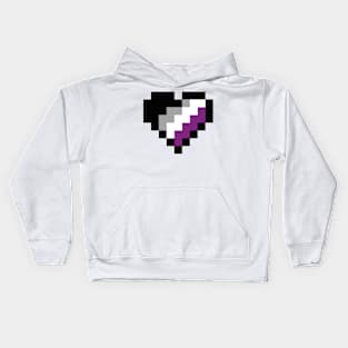 Asexual heart Kids Hoodie